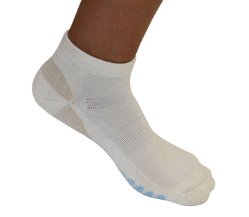 No Look Anklet Bamboo Viscose Socks Unisex Natural Color - 12-pack