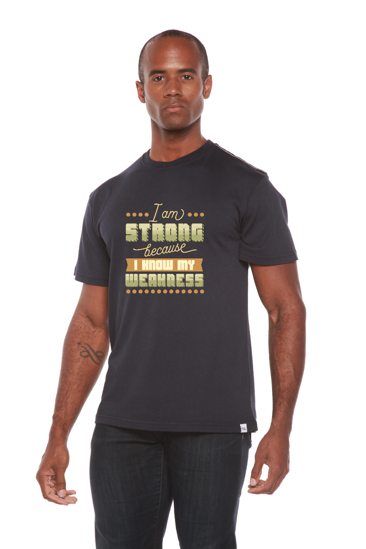 I am Strong Men's Bamboo Viscose/Organic Cotton Short Sleeve T-Shirt - Spun Bamboo