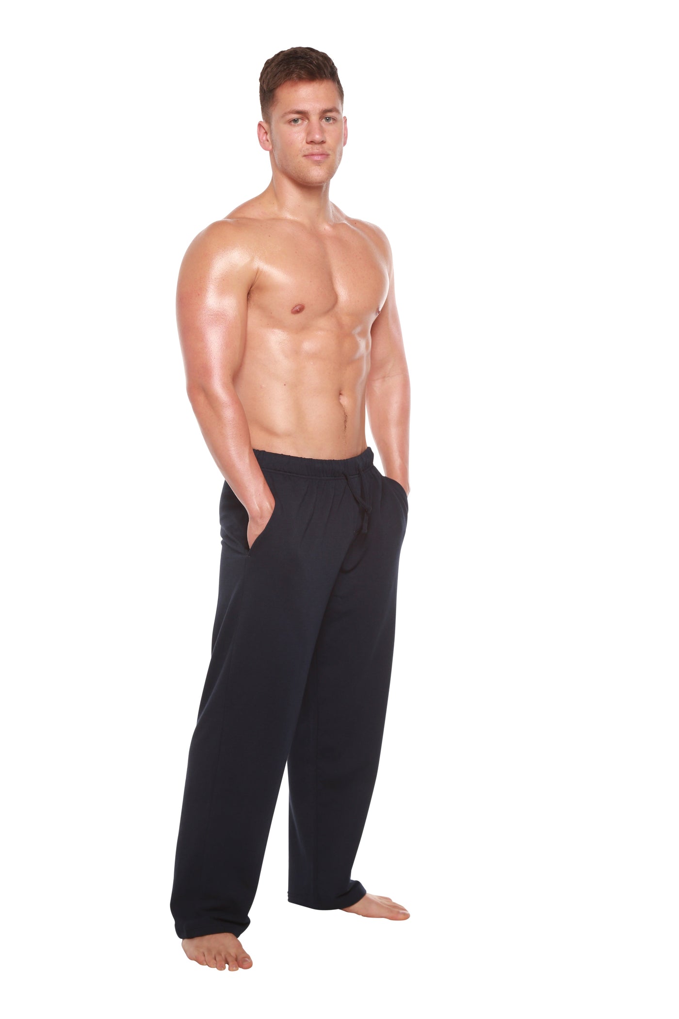 Men's Bamboo Viscose Fleece Lounge Pants - Spun Bamboo