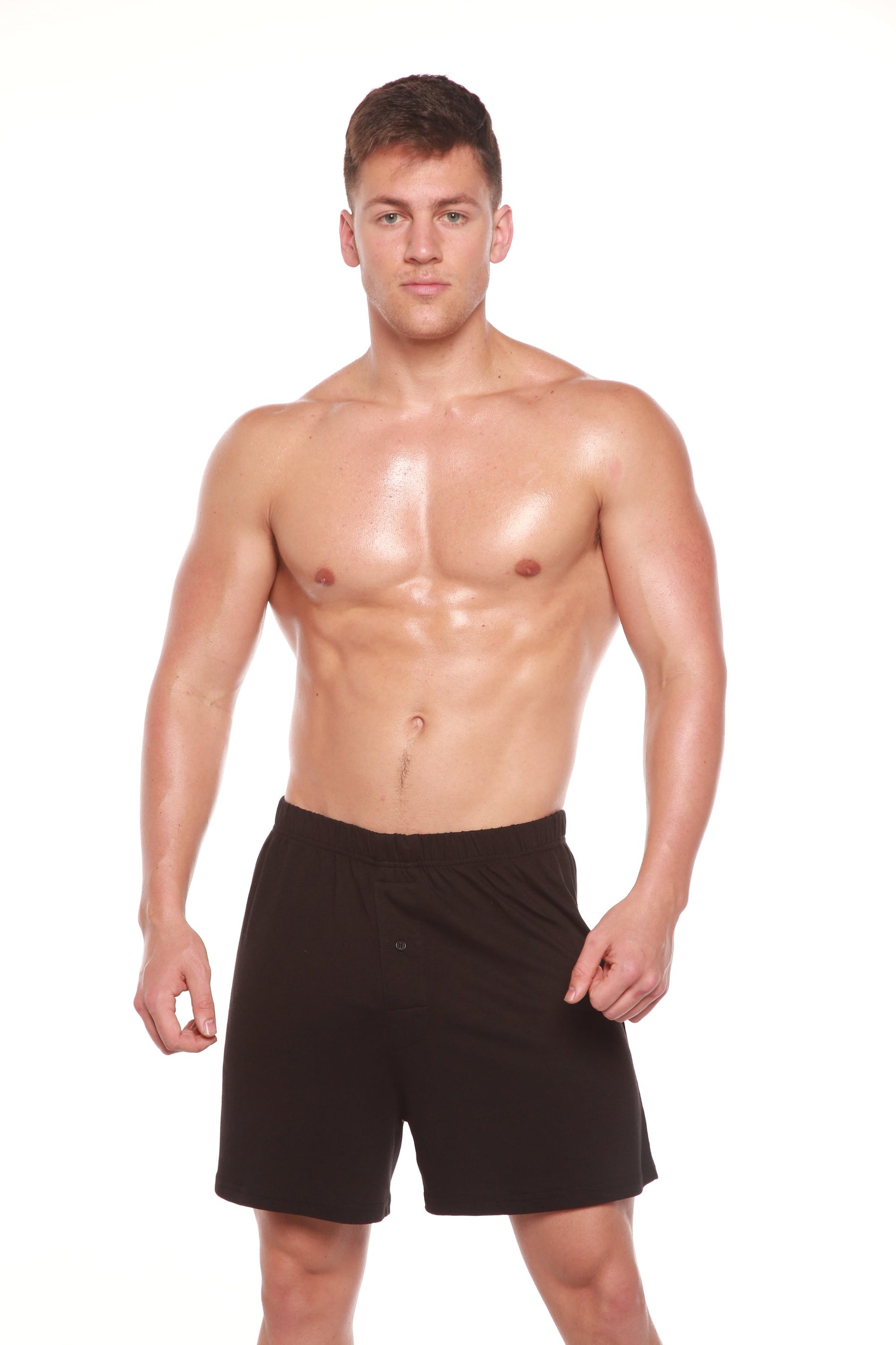 Men's Bamboo Viscose/Cotton Boxer Style Underwear Cream Color - 3-pack