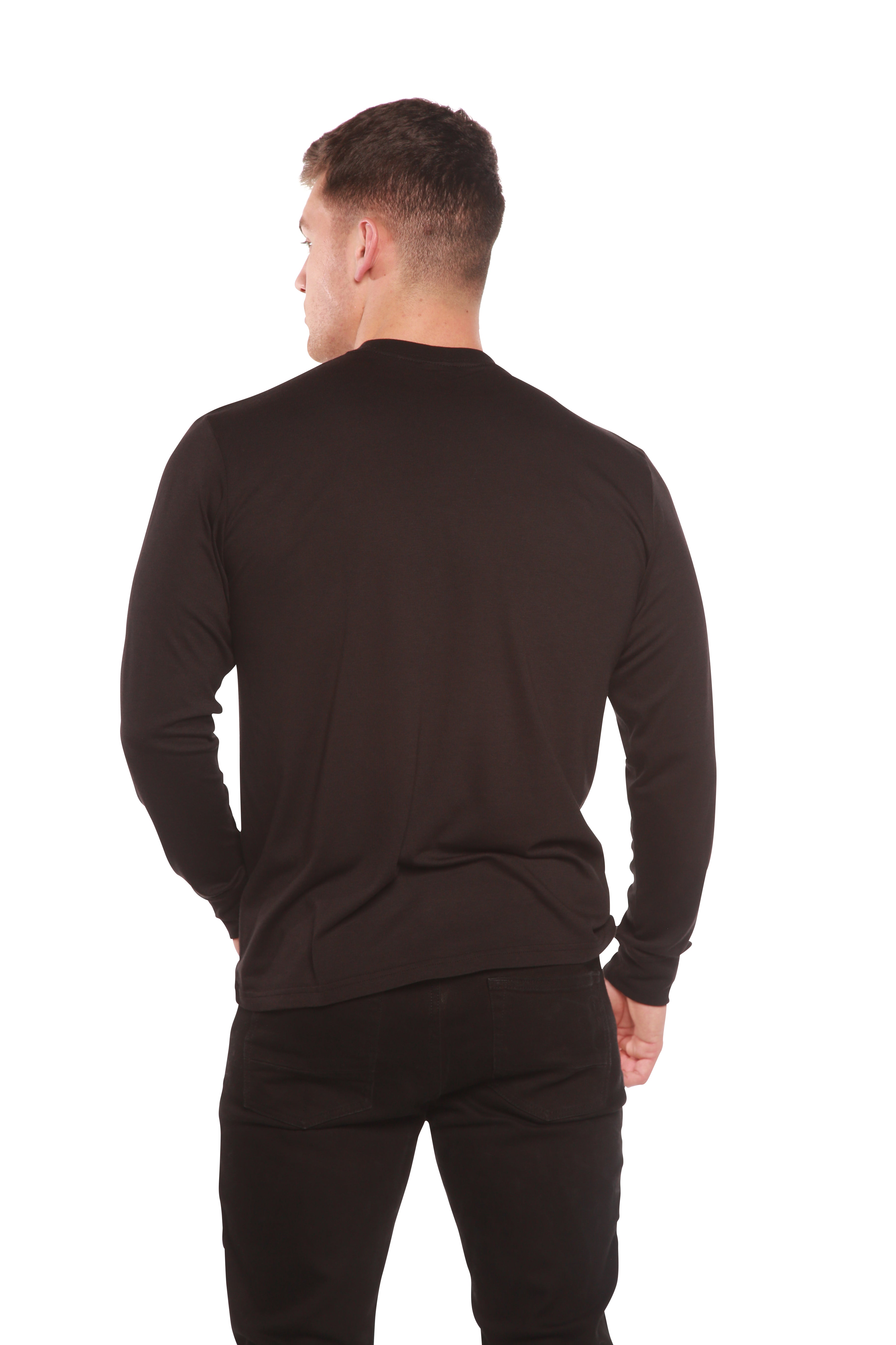 Men's Bamboo Viscose/Organic Cotton Long Sleeve T-Shirt – Spun Bamboo