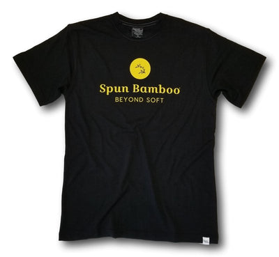Men's Spun Bamboo Viscose/Organic Cotton Logo T-Shirt - Spun Bamboo