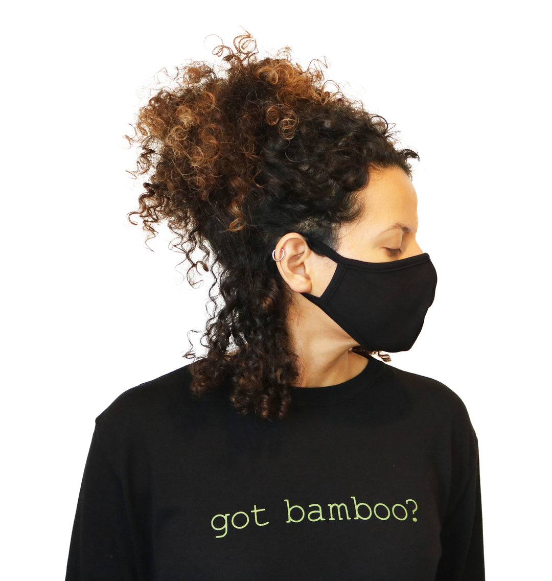 Spun Bamboo Breathable Face-Mask - Natural, Silky Soft, Ultra Comfortable - Spun Bamboo