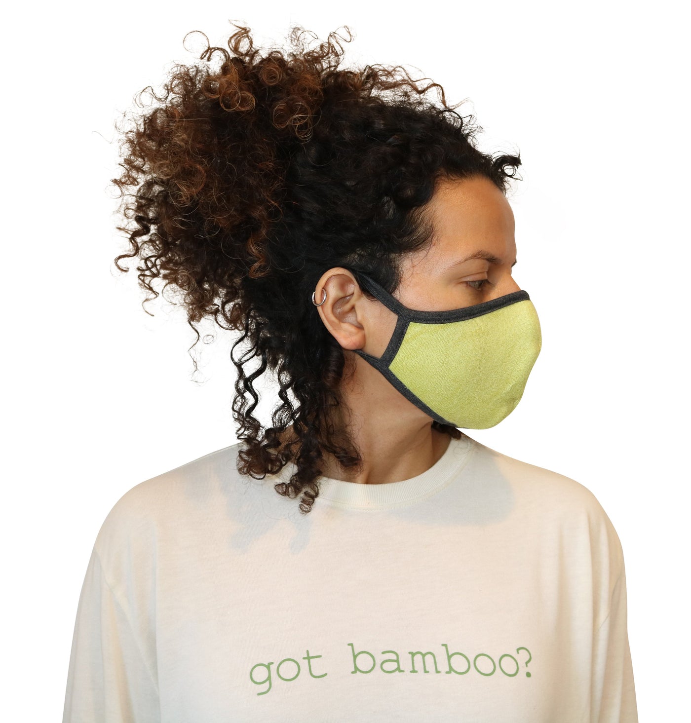 Spun Bamboo Breathable Face-Mask - Natural, Silky Soft, Ultra Comfortable - Spun Bamboo