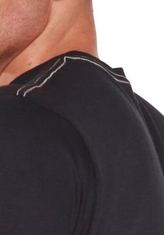 Men's Bamboo Viscose/Organic Cotton Short Sleeve Contrast Stitch T-Shirt