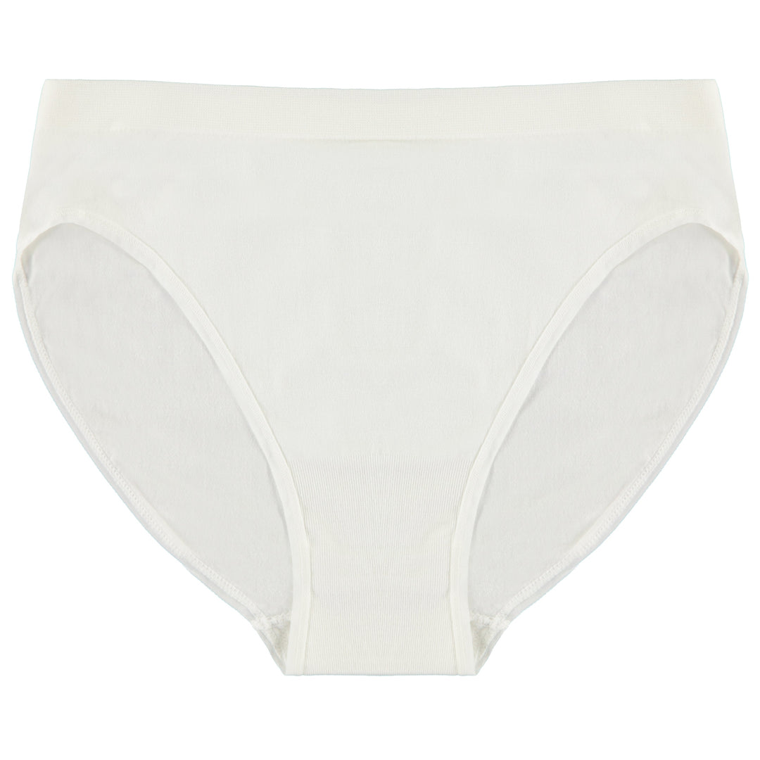 Soma Cotton Modal High-Leg Brief Underwear, White/Ivory