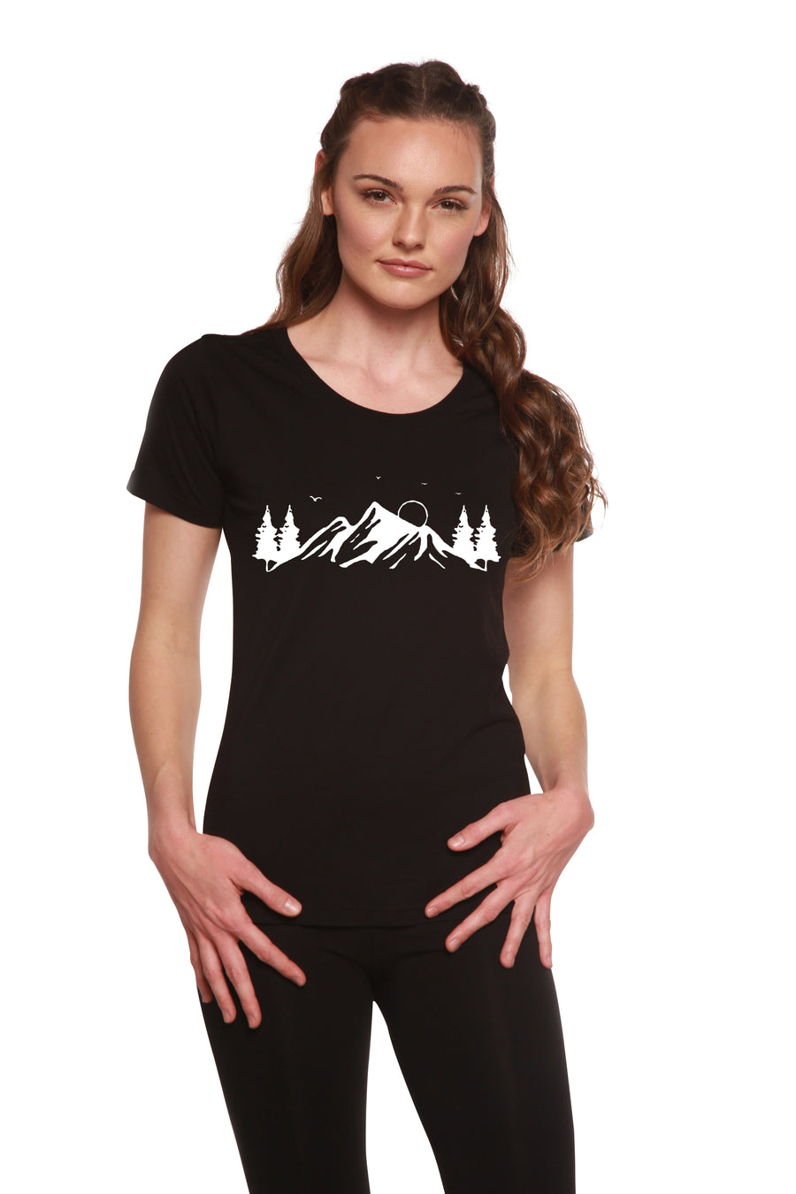 Adventure Printed Women's Bamboo/Cotton Short Sleeve Scoop Neck T-Shirt main image 0