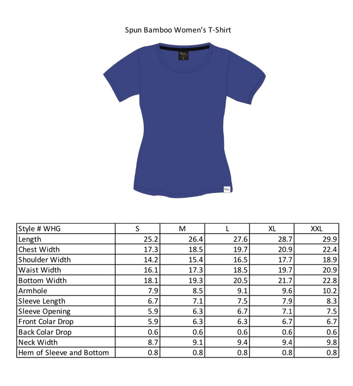 Women's Bamboo/Cotton Short Sleeve Scoop Neck T-Shirt - Spun Bamboo